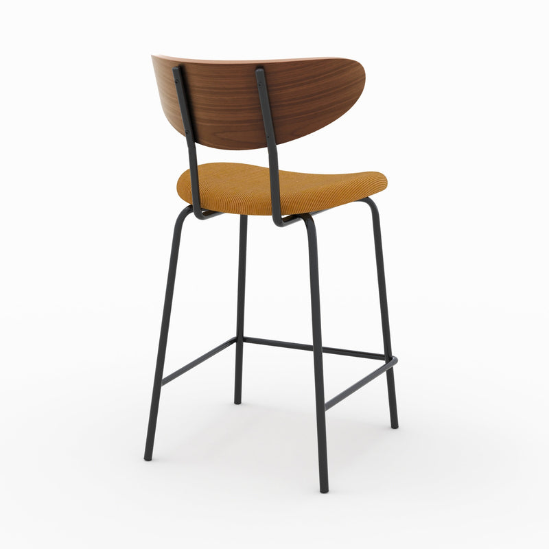 Set of 2 Jade Bar Stools - Yellow