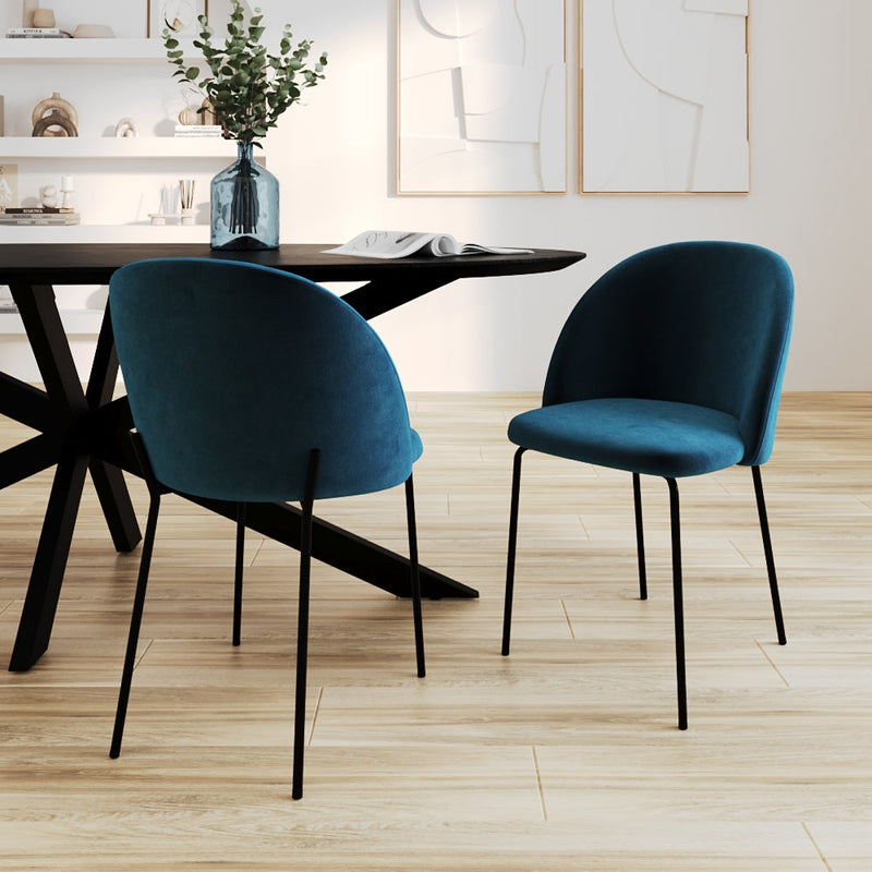 Set of 2 Karl Chairs - Blue