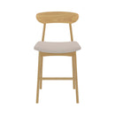 Set of 2 Lana Bar Stools - Beige