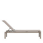 Massimo - Tumbona reclinable - Aluminio - Beige