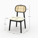 Set of 2 Maria Chairs - Black