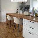 Misty Bar Stool - White Wool