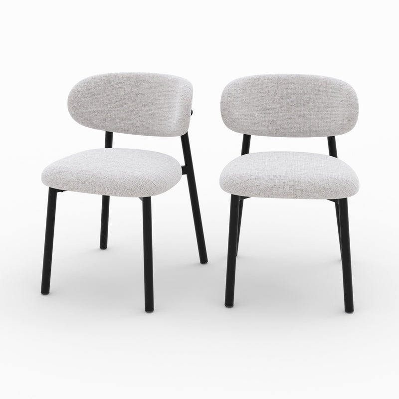 Set of 2 Nao Chairs - Light Grey