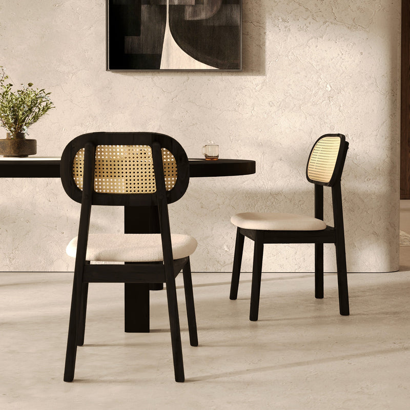 Set of 2 Maria Chairs - Black