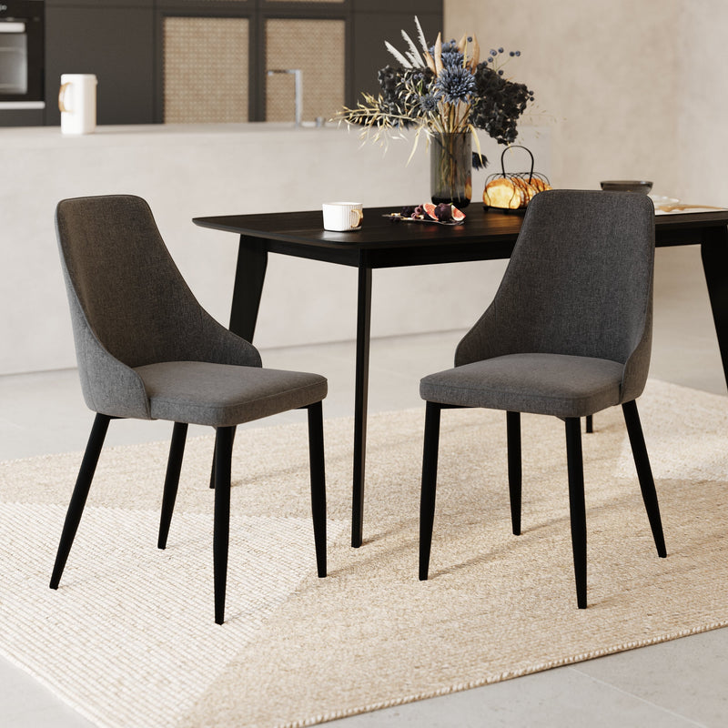 Set of 2 Pipo Chairs - Grey