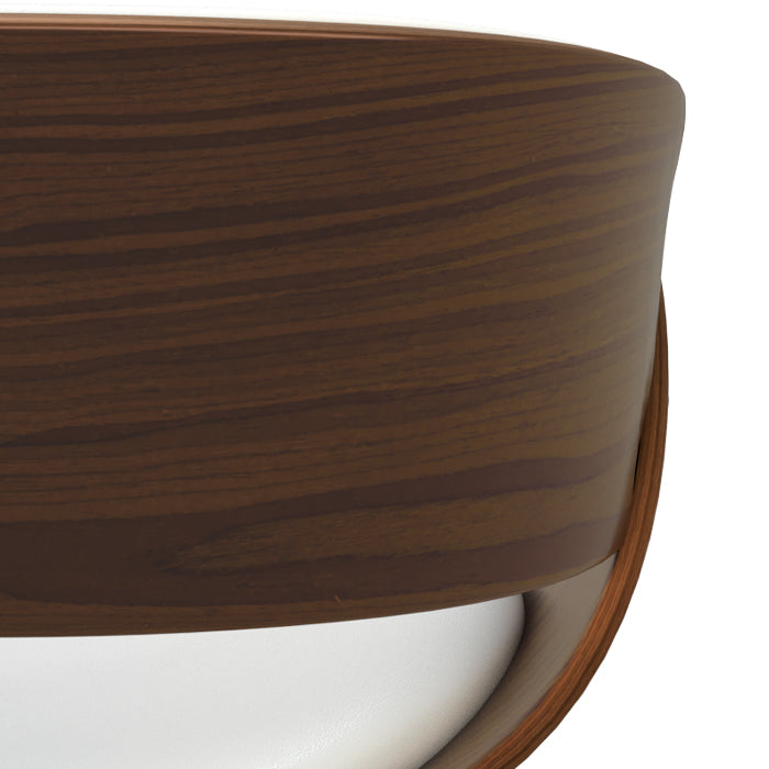 chaise polo blanche pieds bois plaque