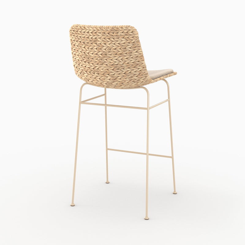 Set of 2 Faro Bar Stools - Beige