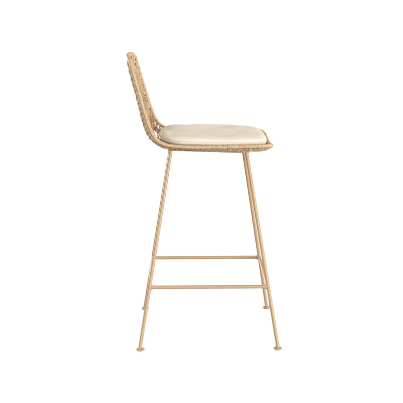 Set of 2 Tamara Bar Stools - Beige