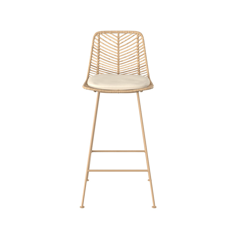 Set of 2 Tamara Bar Stools - Beige