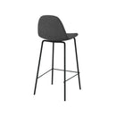 Chaise pour îlot central Henrik en tissu gris foncé 65,5 cm (lot de 2)