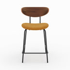 Jade - Set of 2 Yellow Corduroy Center Island Chairs