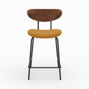 Set of 2 Jade Bar Stools - Yellow