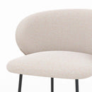 Chaise pour îlot central Victoria en tissu beige 68 cm (lot de 2)