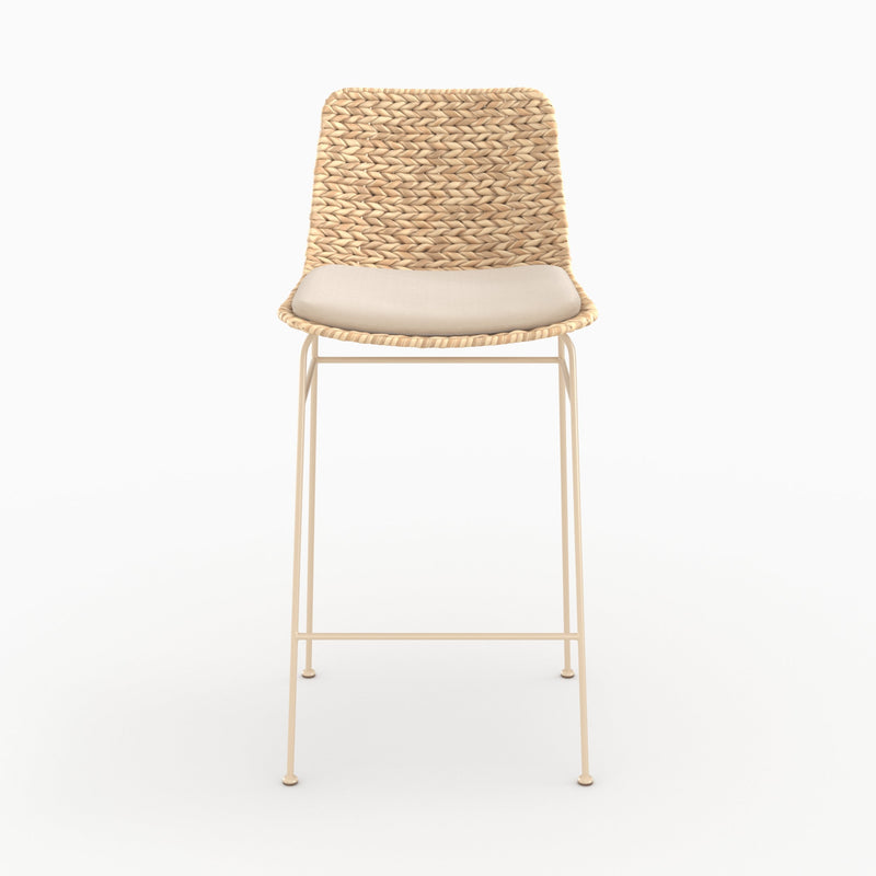 Set of 2 Faro Bar Stools - Beige