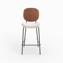 Set of 2 Simone Bar Stools - Beige