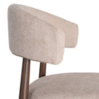 Ozza - Chaise dossier arrondi - Tissu