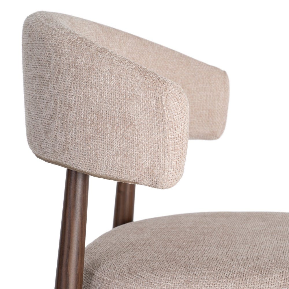 Ozza - Chaise dossier arrondi - Tissu