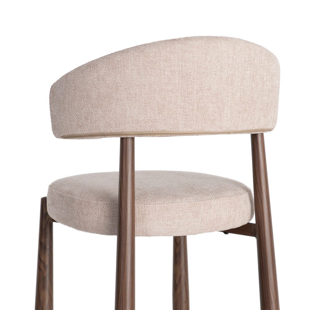 Ozza - Chaise dossier arrondi - Tissu