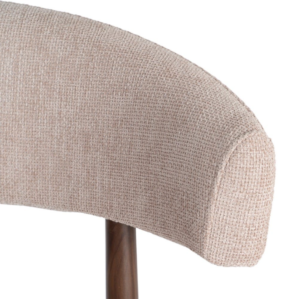 Ozza - Chaise dossier arrondi - Tissu