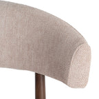 Ozza - Chaise dossier arrondi - Tissu