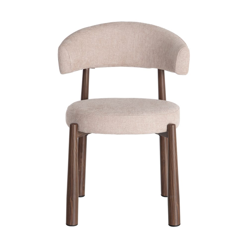 Ozza - Chaise dossier arrondi - Tissu