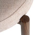 Ozza - Chaise dossier arrondi - Tissu
