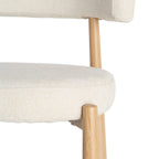 Ozza - Chaise dossier arrondi - Tissu