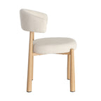 Ozza - Chaise dossier arrondi - Tissu