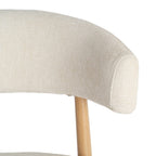 Ozza - Chaise dossier arrondi - Tissu