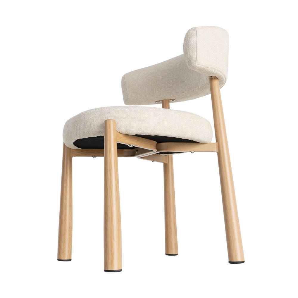 Ozza - Chaise dossier arrondi - Tissu