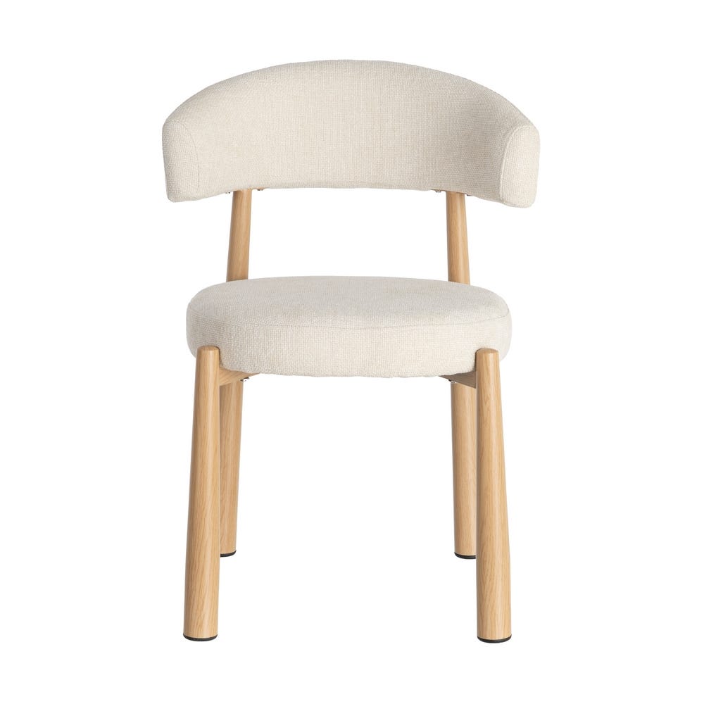 Ozza - Chaise dossier arrondi - Tissu