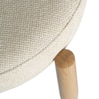 Ozza - Chaise dossier arrondi - Tissu