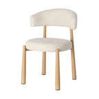 Ozza - Chaise dossier arrondi - Tissu