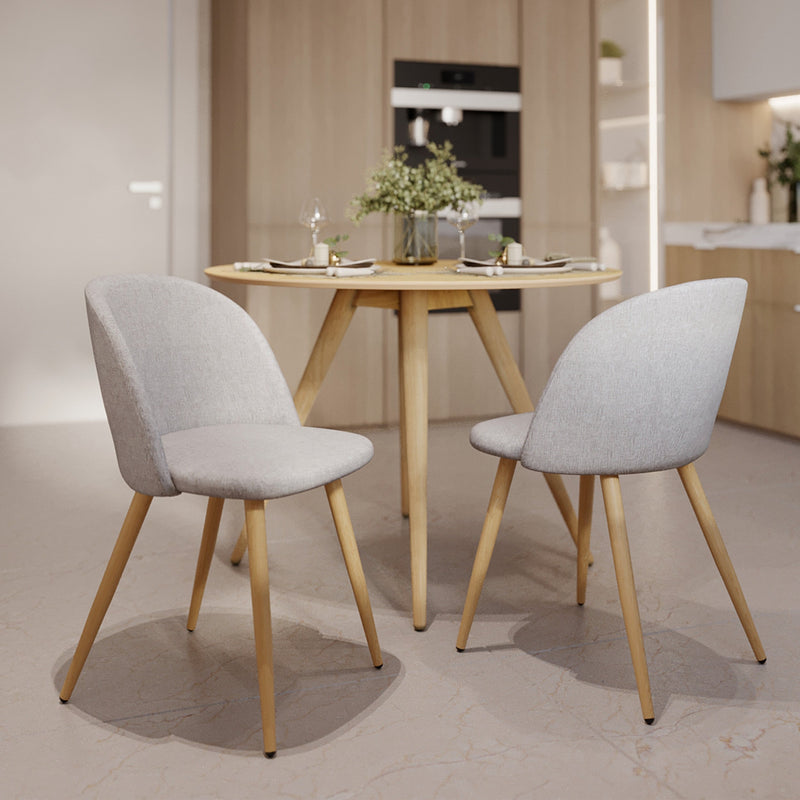 Set of 2 Cozy Chairs - Taupe