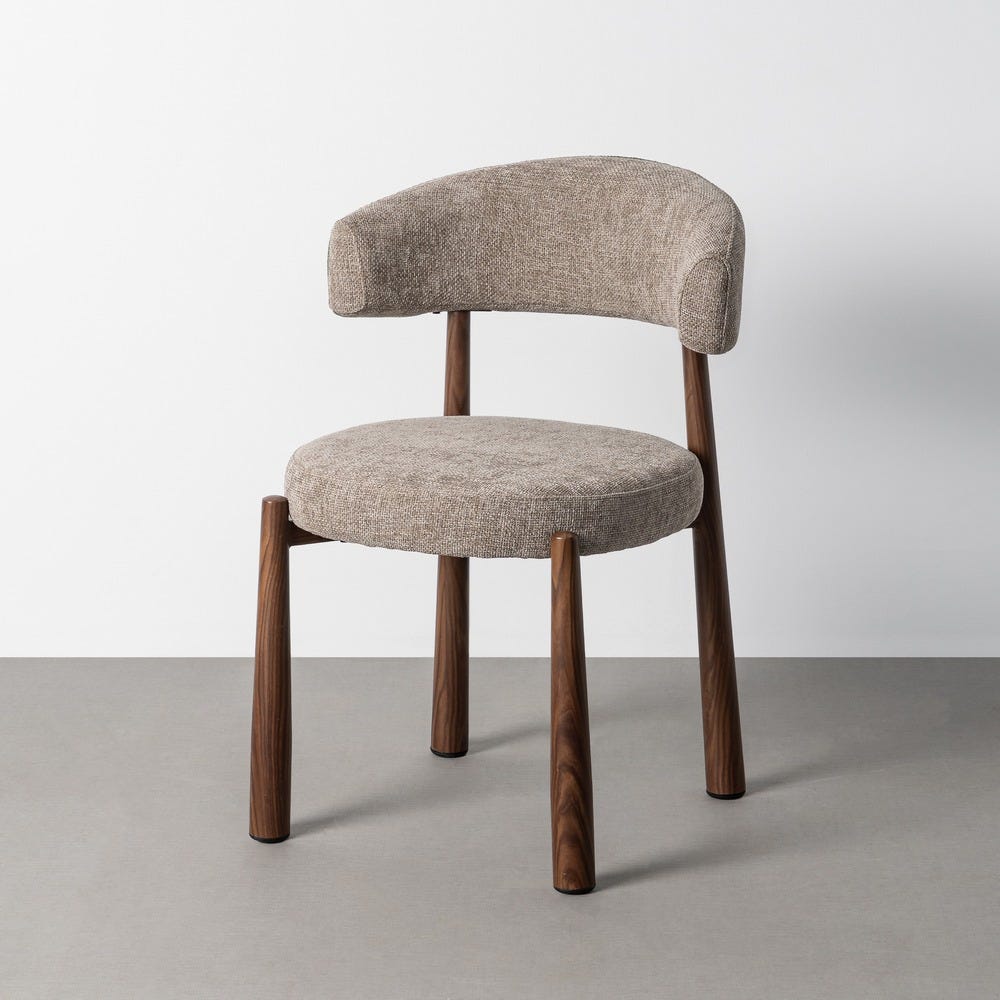 Ozza - Chaise dossier arrondi - Tissu
