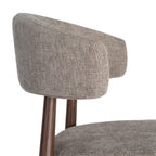 Ozza - Chaise dossier arrondi - Tissu