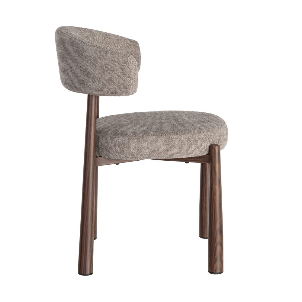 Ozza - Chaise dossier arrondi - Tissu