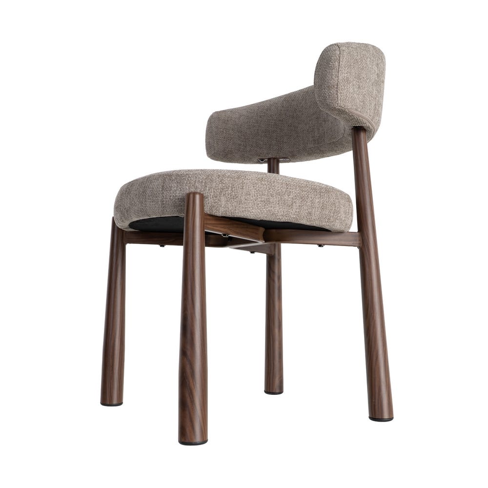 Ozza - Chaise dossier arrondi - Tissu