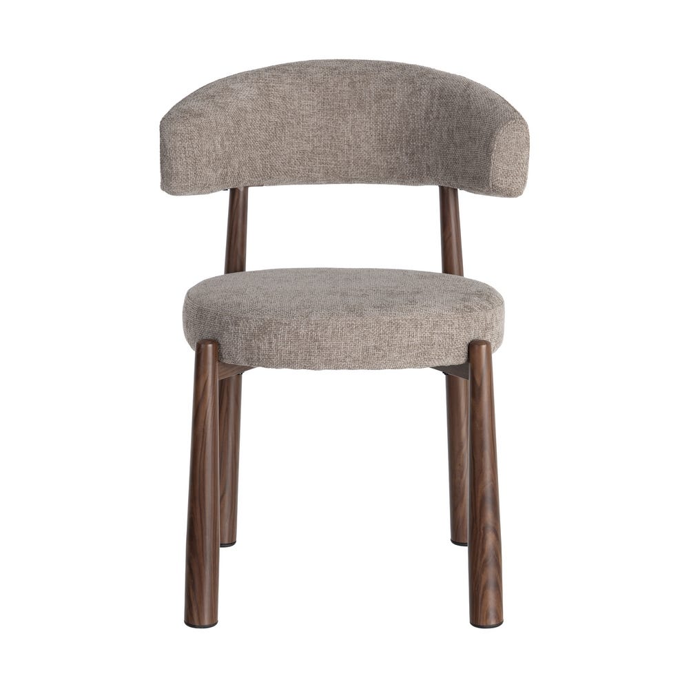 Ozza - Chaise dossier arrondi - Tissu