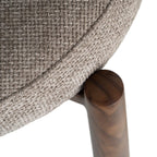 Ozza - Chaise dossier arrondi - Tissu