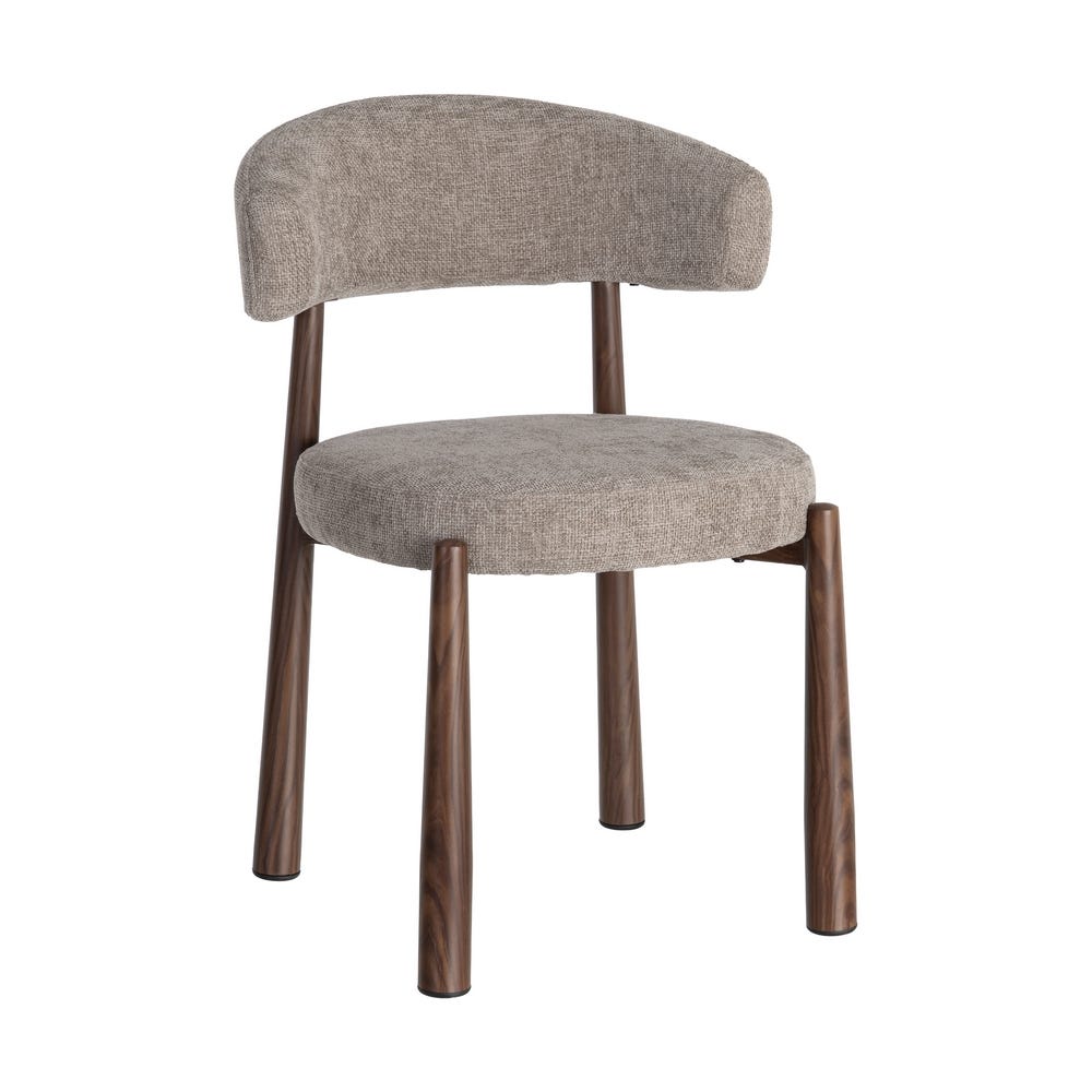 Ozza - Chaise dossier arrondi - Tissu