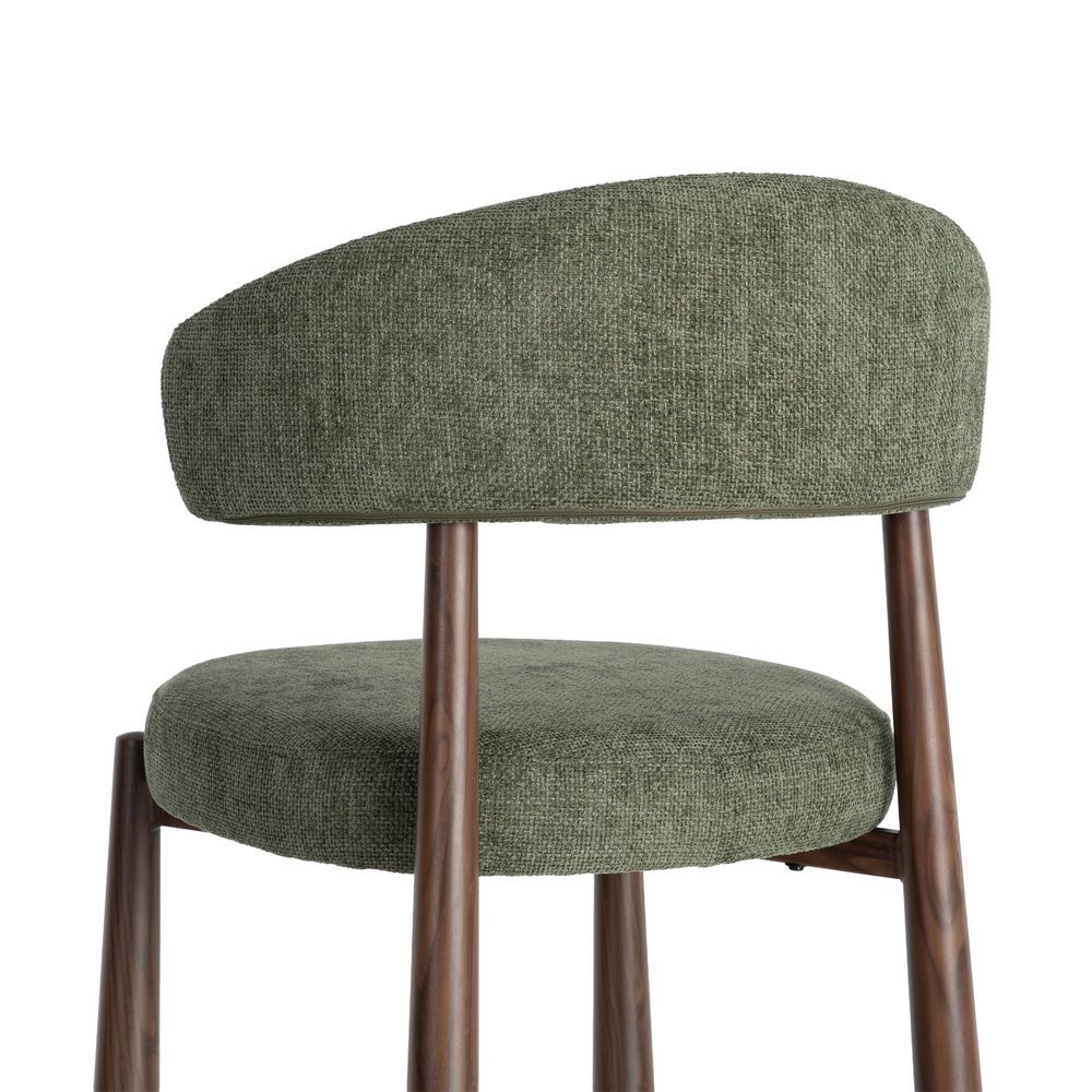 Ozza - Chaise dossier arrondi - Tissu