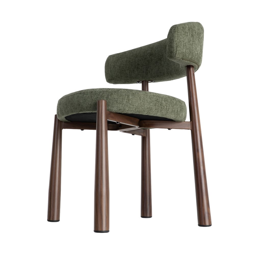 Ozza - Chaise dossier arrondi - Tissu