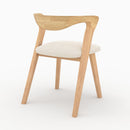 Vega Bouclé Chair - Light Brown