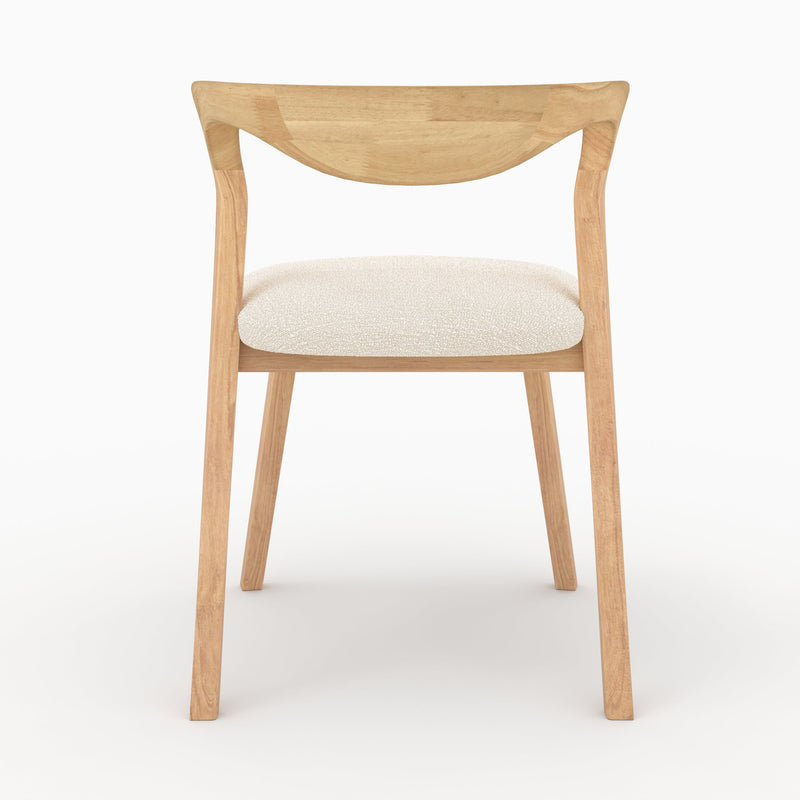 Vega Bouclé Chair - Light Brown
