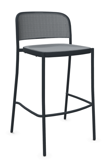 EMU - Chaise De Bar Cafe - Fer Ancien