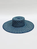 Carlota Straw Hat - Babyblue/Navyblue