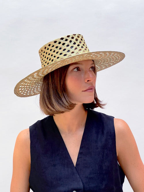 Chapeau Paille Carlota - Sage