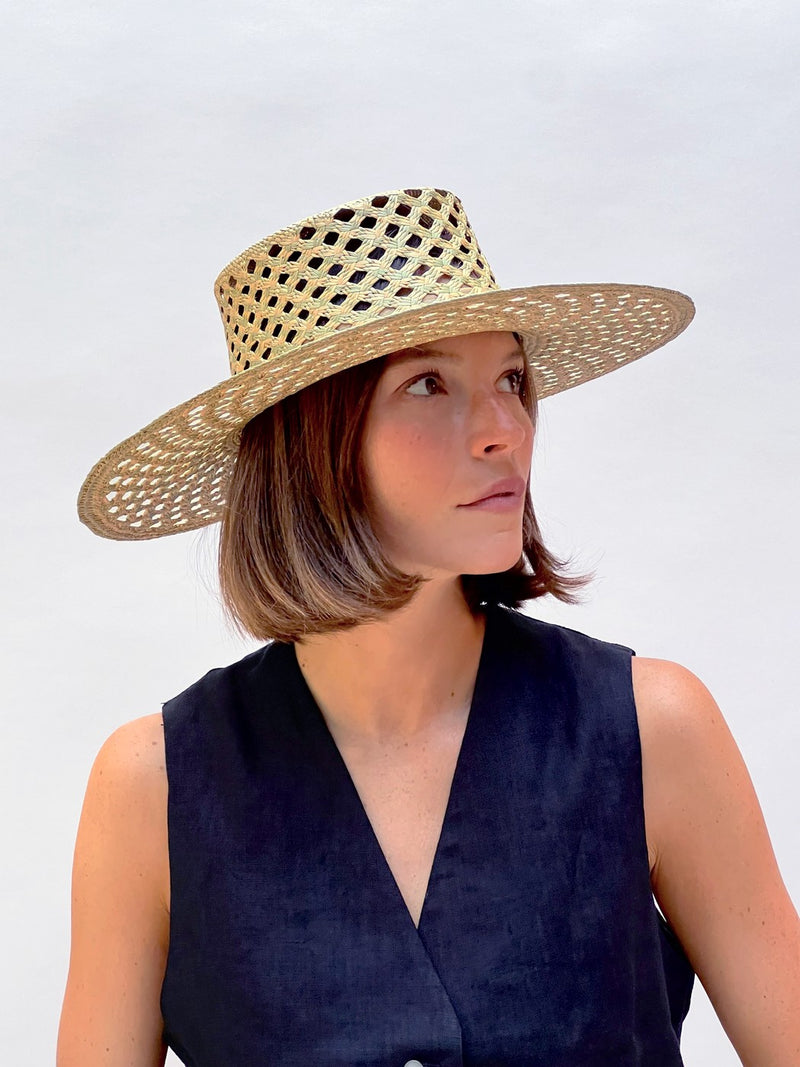Sombrero de Paja Carlota - Salvia