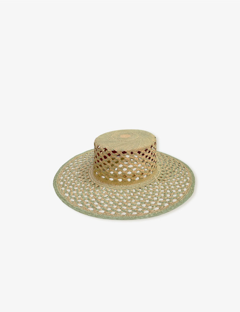 Sombrero de Paja Carlota - Salvia
